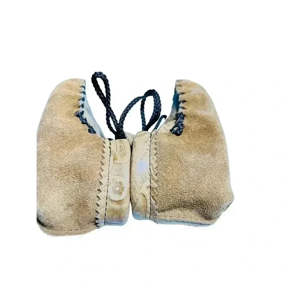 ITASCA BABY BROWN MOCCASINS•SIZE MEDIUM INFANT SIZE•PREOWNED GREAT CONDITION•